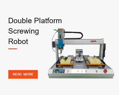 Robot de vissage double plateforme