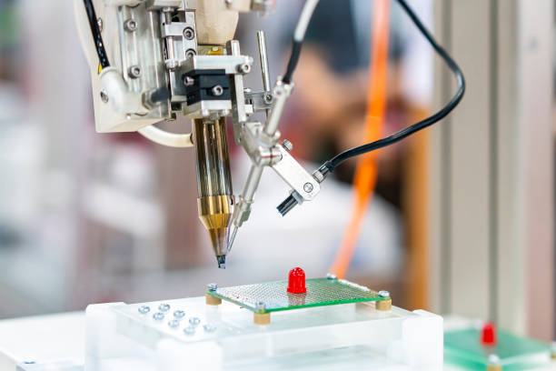 Machine &agrave; souder de puce