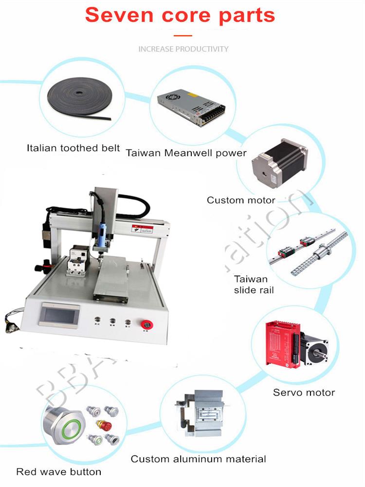 Robot de distribution &agrave; vis automatique
