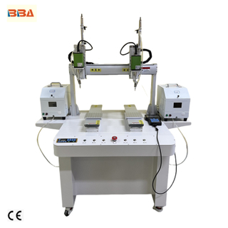 Robot de fixation automatique de l'axe BBA XYZ avec système d'alimentation à double boulon | Machine de conduite à vis à grande vitesse pour l'automatisation des lignes de montage