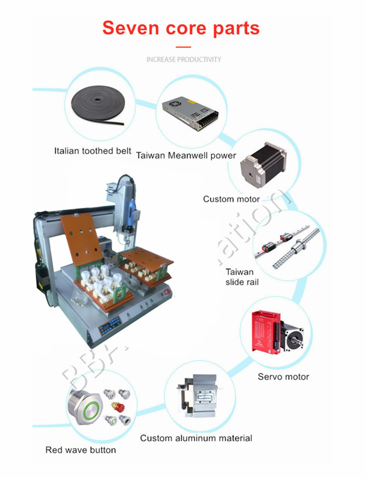 Machine &agrave; assemblage de vis &agrave; eau