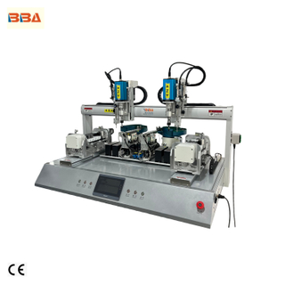 Machine à plaquettes filetées automatique pour un alignement des plaquettes guidé par vision dans des géométries complexes et des types de composants mixtes, réduisant ainsi les taux de rebut et de reprise