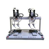 Robot de distribution de colle de colle à double tête BBA pour applications adhésives rapides