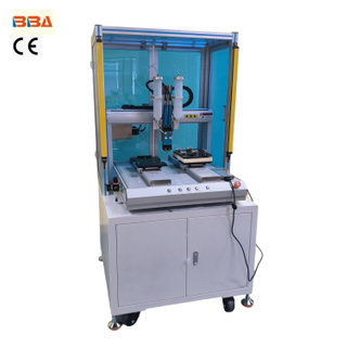 Robot de distribution automatique de colle avec mélangeur de colle AB et distributeur de colle UV utilisé dans l'assemblage de la batterie