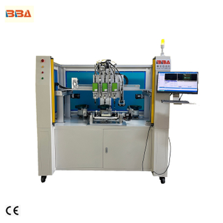 Machine d'assemblage d'insertion de filetage de vision à 3 têtes à portique, machine d'insertion automatique d'hélicoptère pour le moulage sous pression de nouvelles énergies