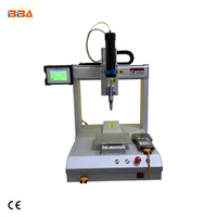 Machine de distribution de bureau servo-entraînée de haute précision ; micro-distribution pour capteurs de cartes de protection de batterie ; équipement d'étanchéité pour petits composants électroniques à énergie nouvelle
