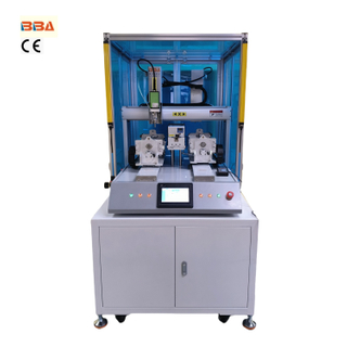 Machine à visser à double tête (avant et arrière) de type armoire ; luminaire sur mesure avec mécanisme de retournement pour la fixation ; adapté aux produits en plastique ; Fabricant chinois.