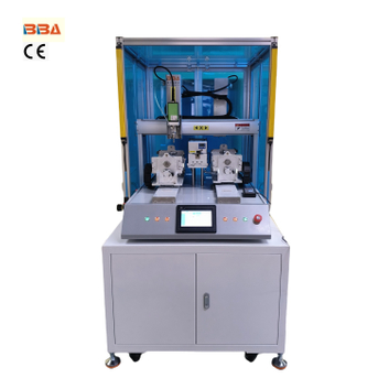 Machine à visser à double tête (avant et arrière) de type armoire ; luminaire sur mesure avec mécanisme de retournement pour la fixation ; adapté aux produits en plastique ; Fabricant chinois.