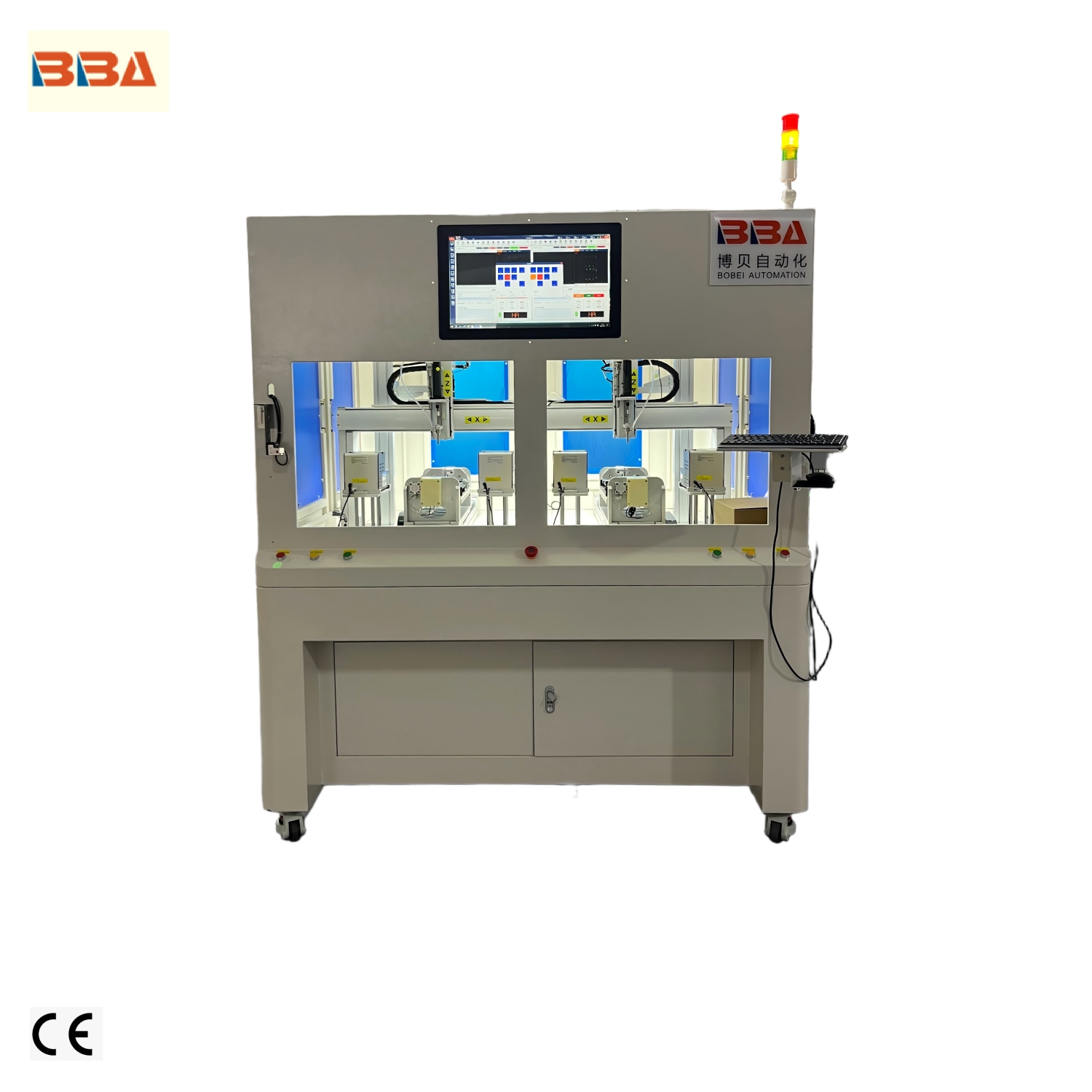 Type de Cabinet Machine de verrouillage automatique visuelle de vis de CCD pour l'assemblage de carte PCB Machine complètement automatique de fixation de vis de carte PCB avec le système de positionnement de vision